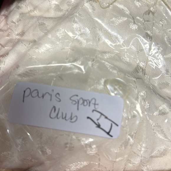 PARIS SPORT CLUB Vintage cream embroidered woman cottagecore boho blouse MEDIUM - Picture 11 of 11